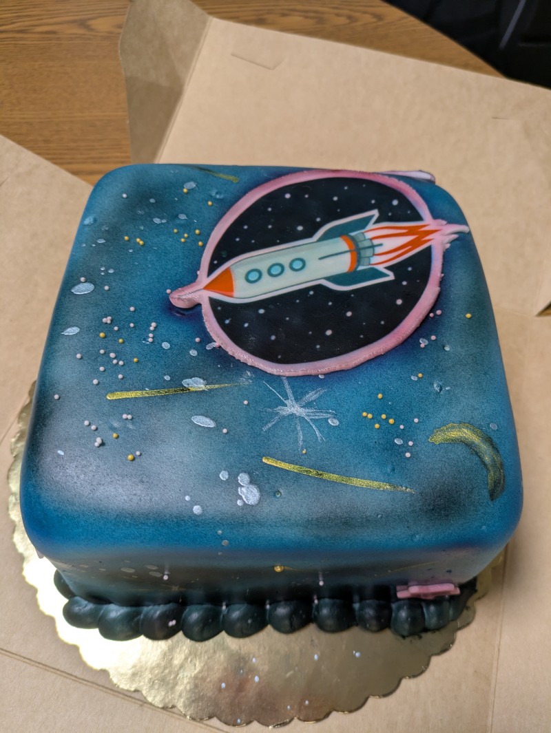 rocket cake