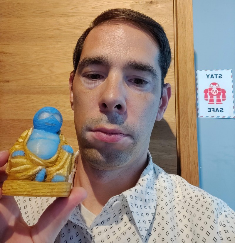 Drupal Buddha selfie