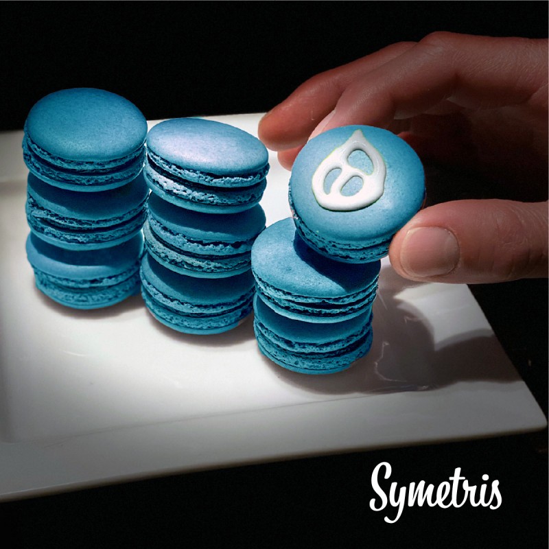 Drupal 9 stack upgrade - blue macarons