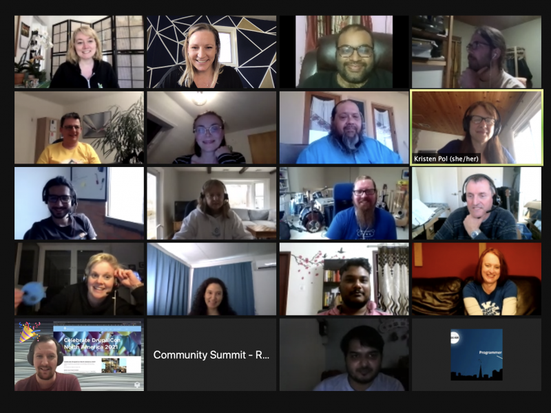 Picture of DrupalCon 2021 Community Summit Participants