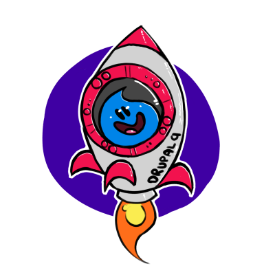 Drupal 9 Rocket Launching