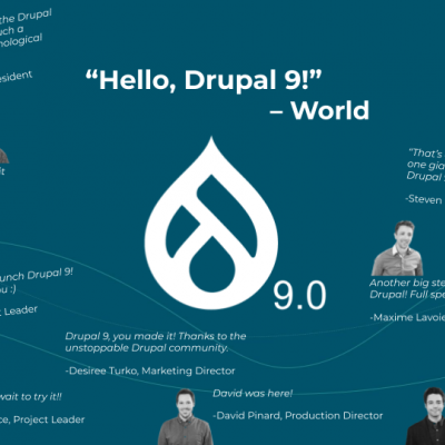 Hello, Drupal 9! Sincerely, the Symetris team
