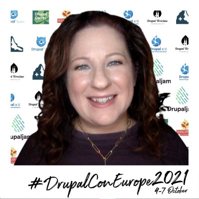 Heather at DrupalCon Europe