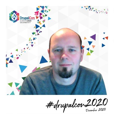 Philip at DrupalCon Europe 2020